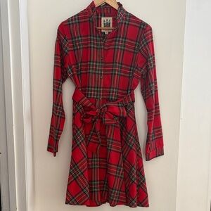 Kiel James Patrick Cozy Cabin Flannels Plaid Long-Sleeve Dress NWT